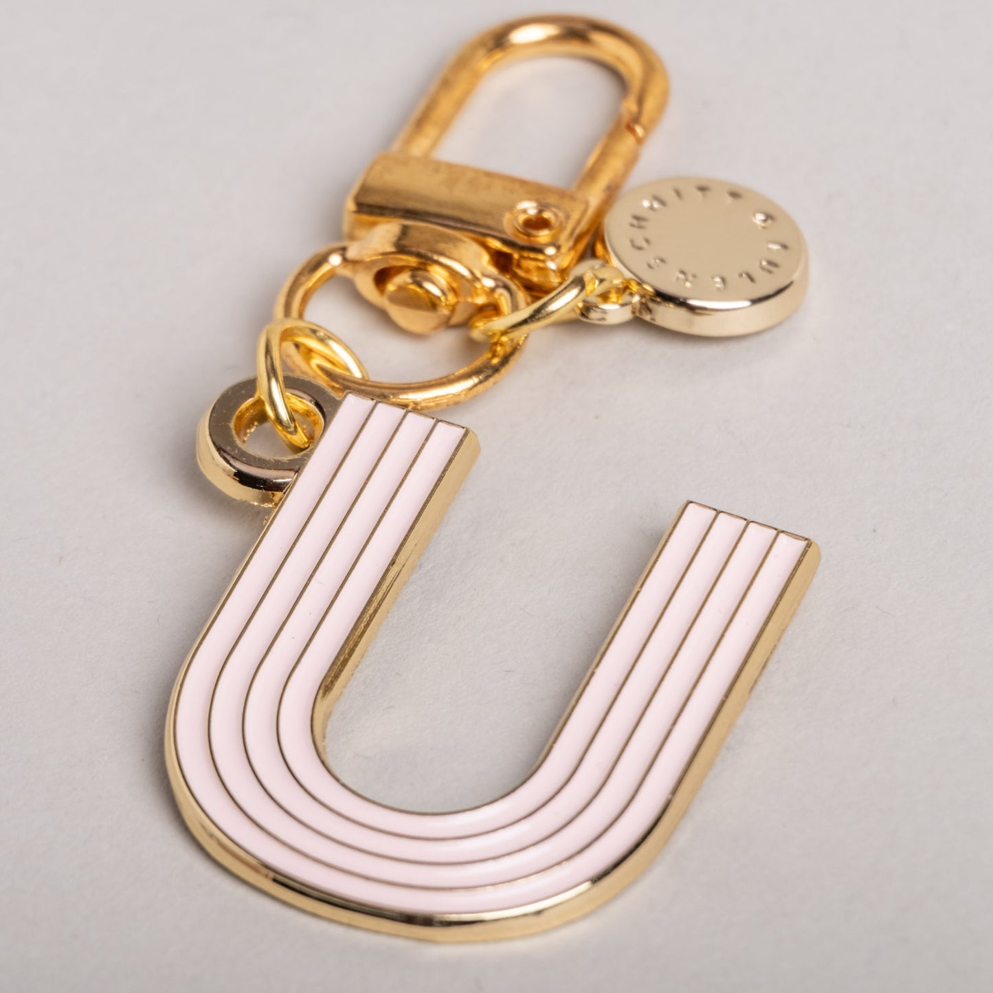 ABC Schlüsselanhänger rosa