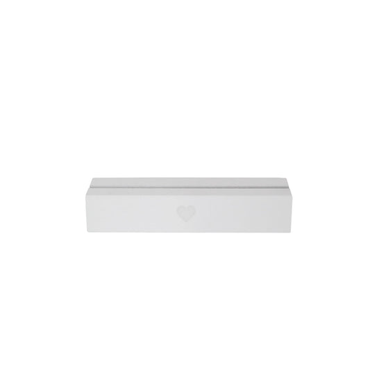 Porta cartoline bianco 10,5 cm set da 2