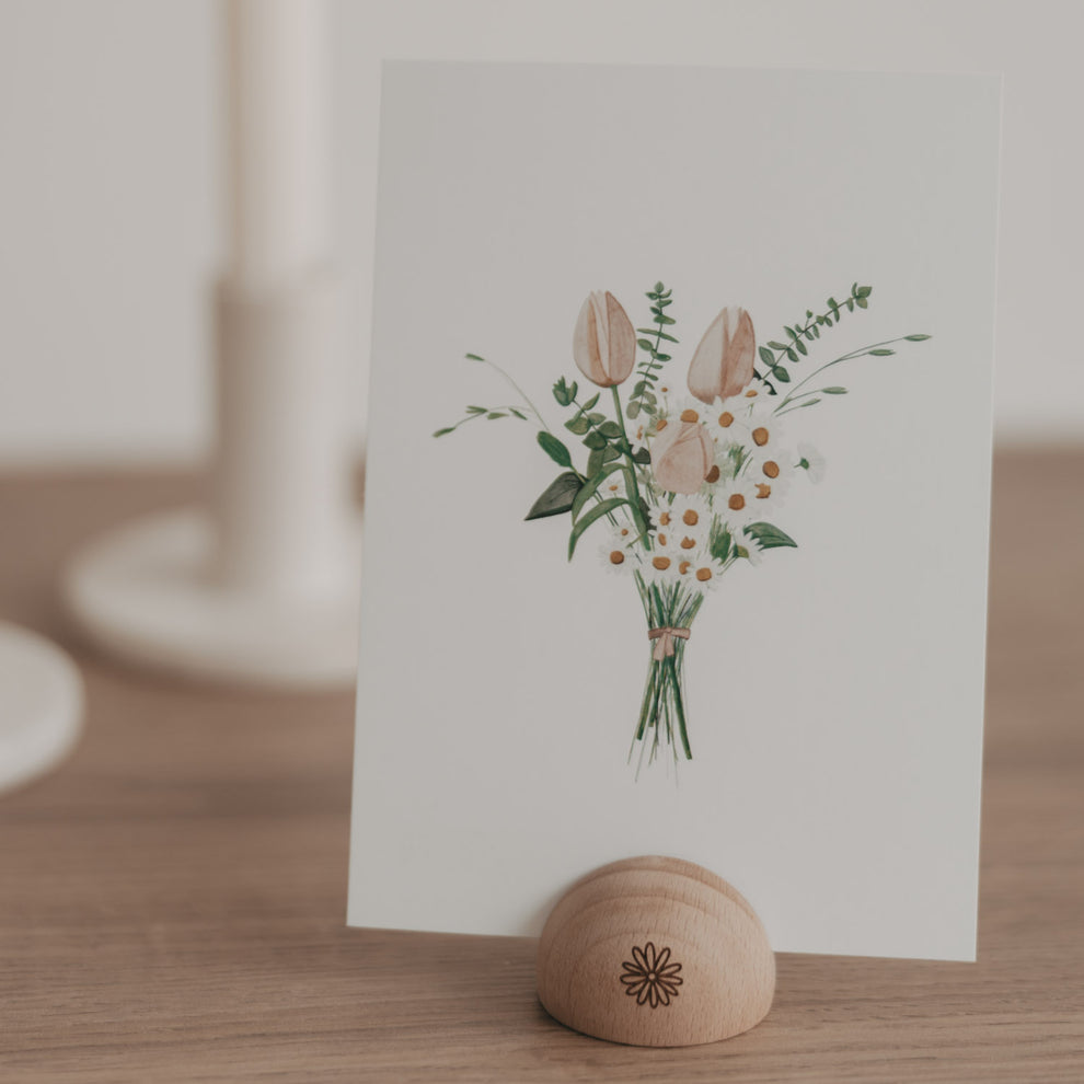 Halbrunder Kartenständer Daisy | Eulenschnitt