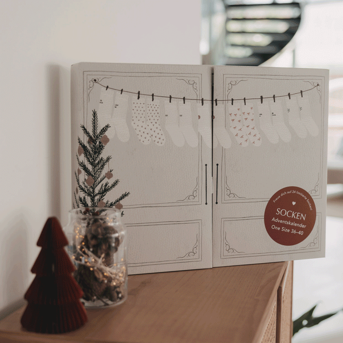 Adventskalender Socken