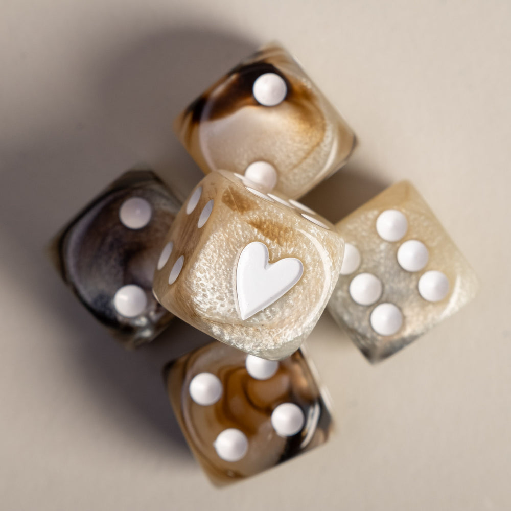 Würfelset Braun | Eulenschnitt 