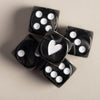 Würfelset Schwarz | Eulenschnitt 