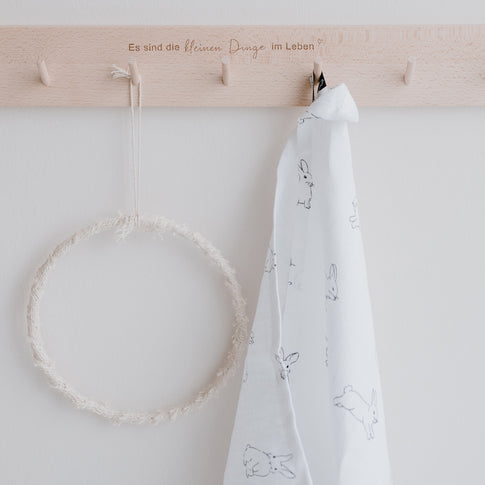 Torchons en lin lapin lot de 2