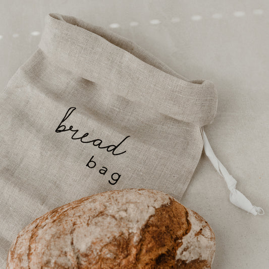 Breadbag aus Leinen | Eulenschnitt 