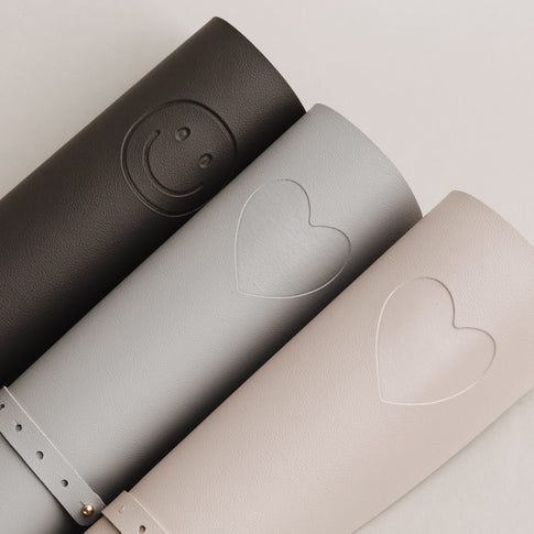 Schreibtischunterlage Herz beige | Eulenschnitt 