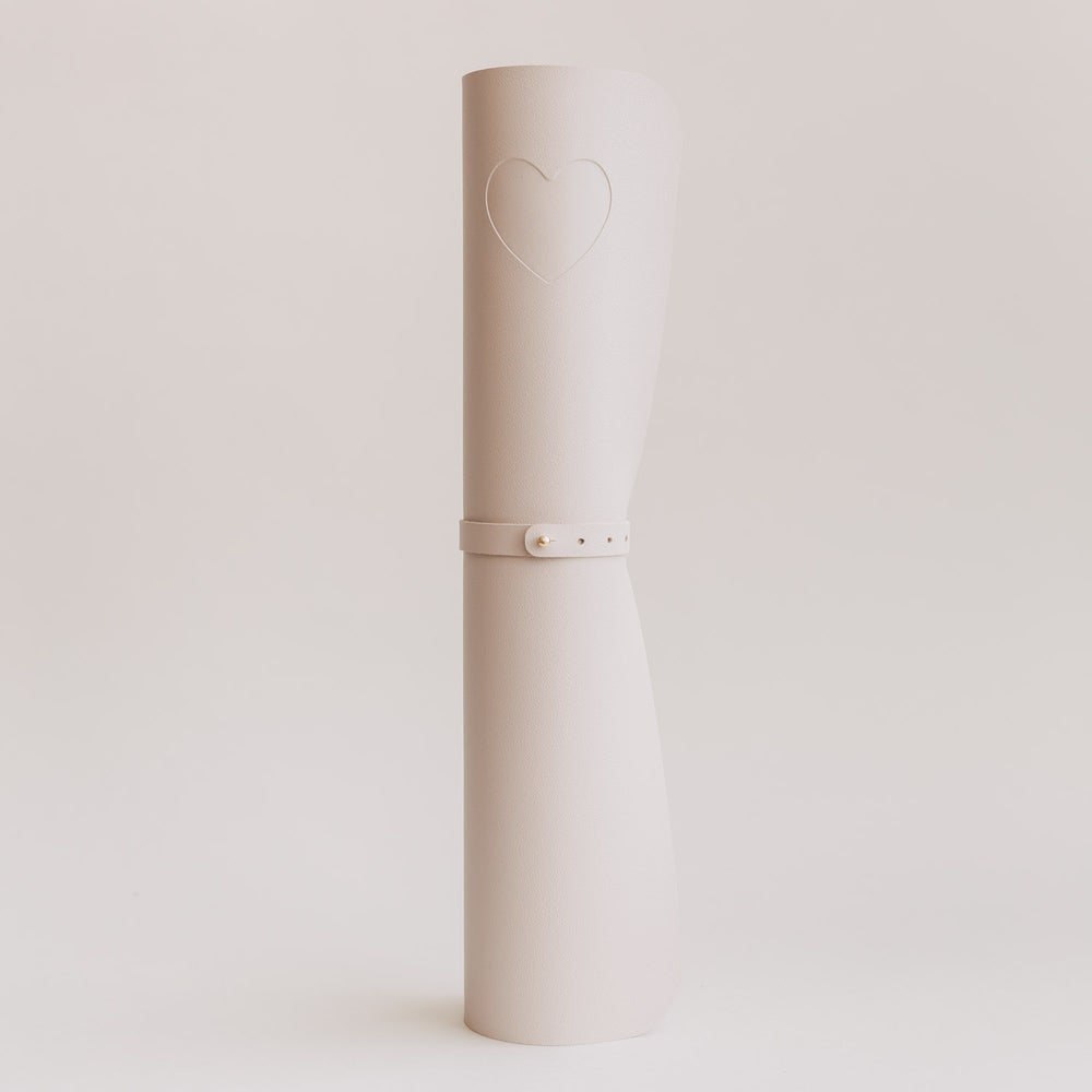 Schreibtischunterlage Herz beige | Eulenschnitt 