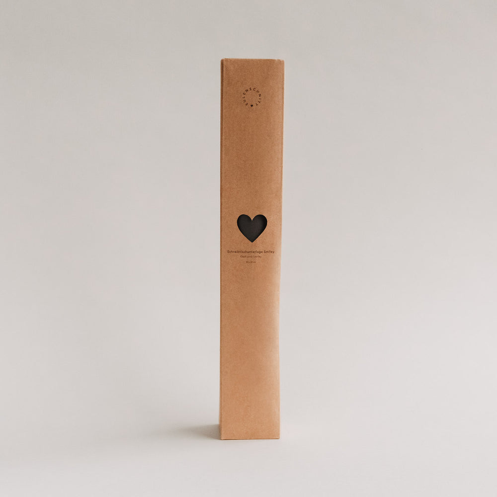 Schreibtischunterlage Smiley anthrazit | Eulenschnitt 