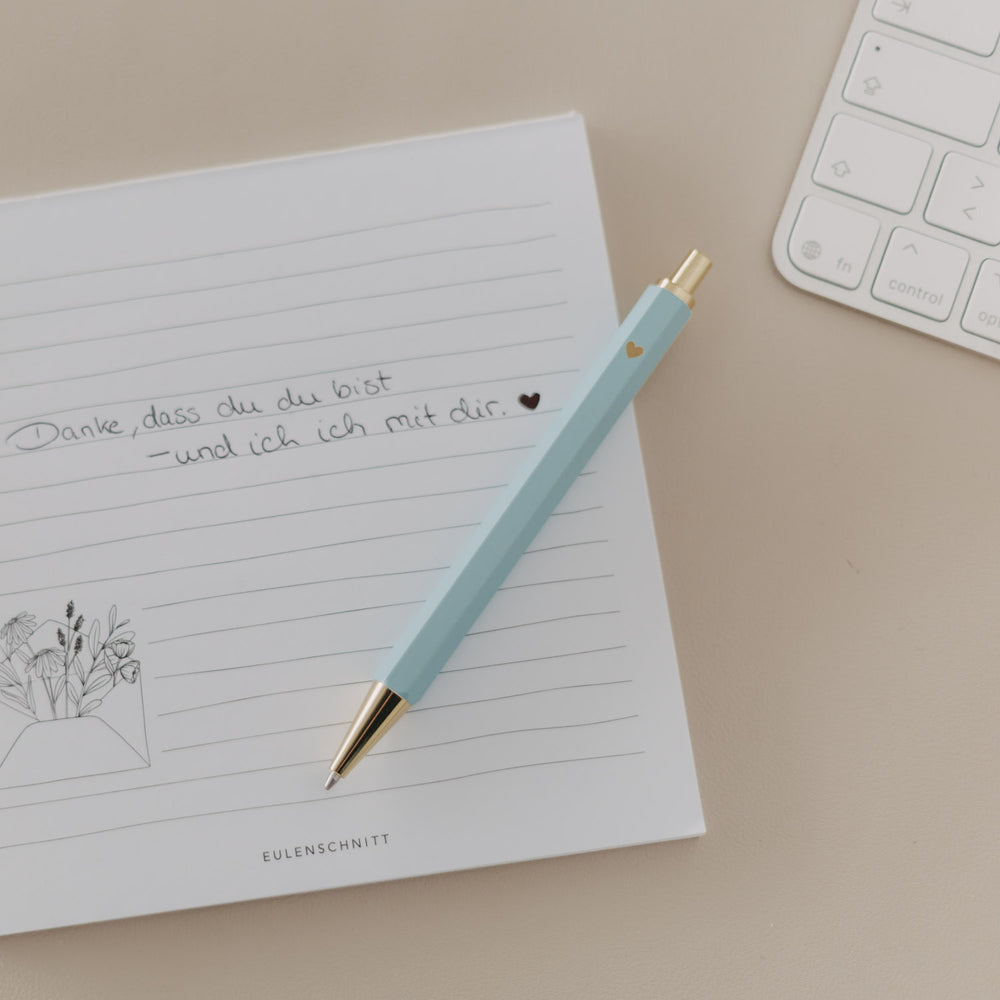 Kugelschreiber Blau | Eulenschnitt 