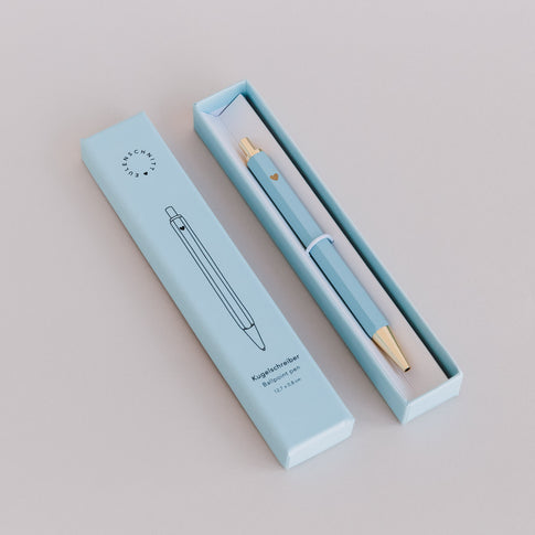 Kugelschreiber Blau | Eulenschnitt 