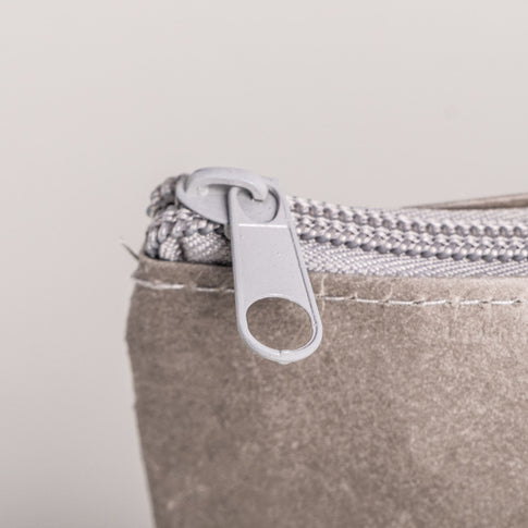 Kosmetiktasche Herz grau | Eulenschnitt 