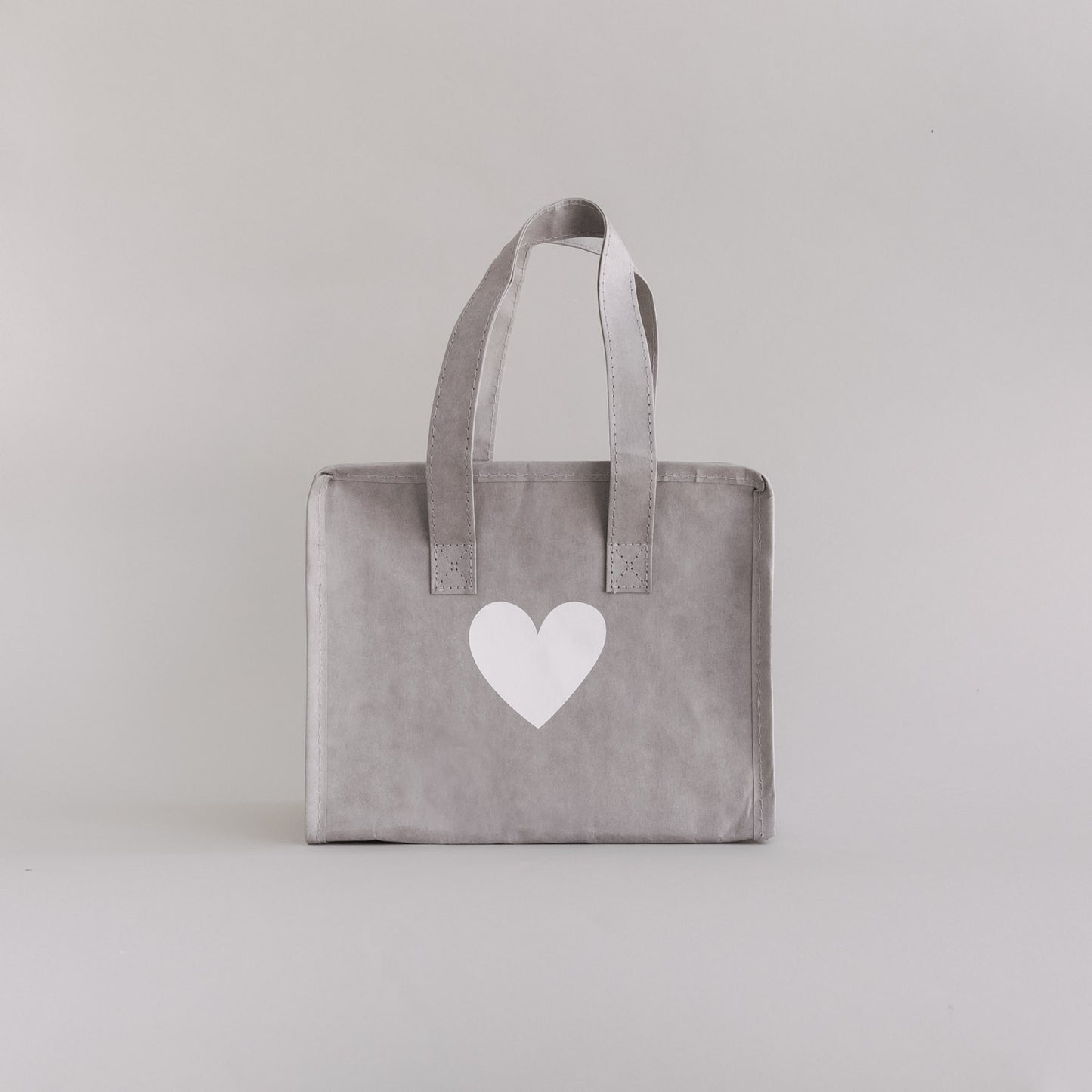Kühltasche klein grau Herz | Eulenschnitt 