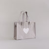 Kühltasche klein grau Herz | Eulenschnitt 