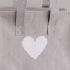 Kühltasche klein grau Herz | Eulenschnitt 