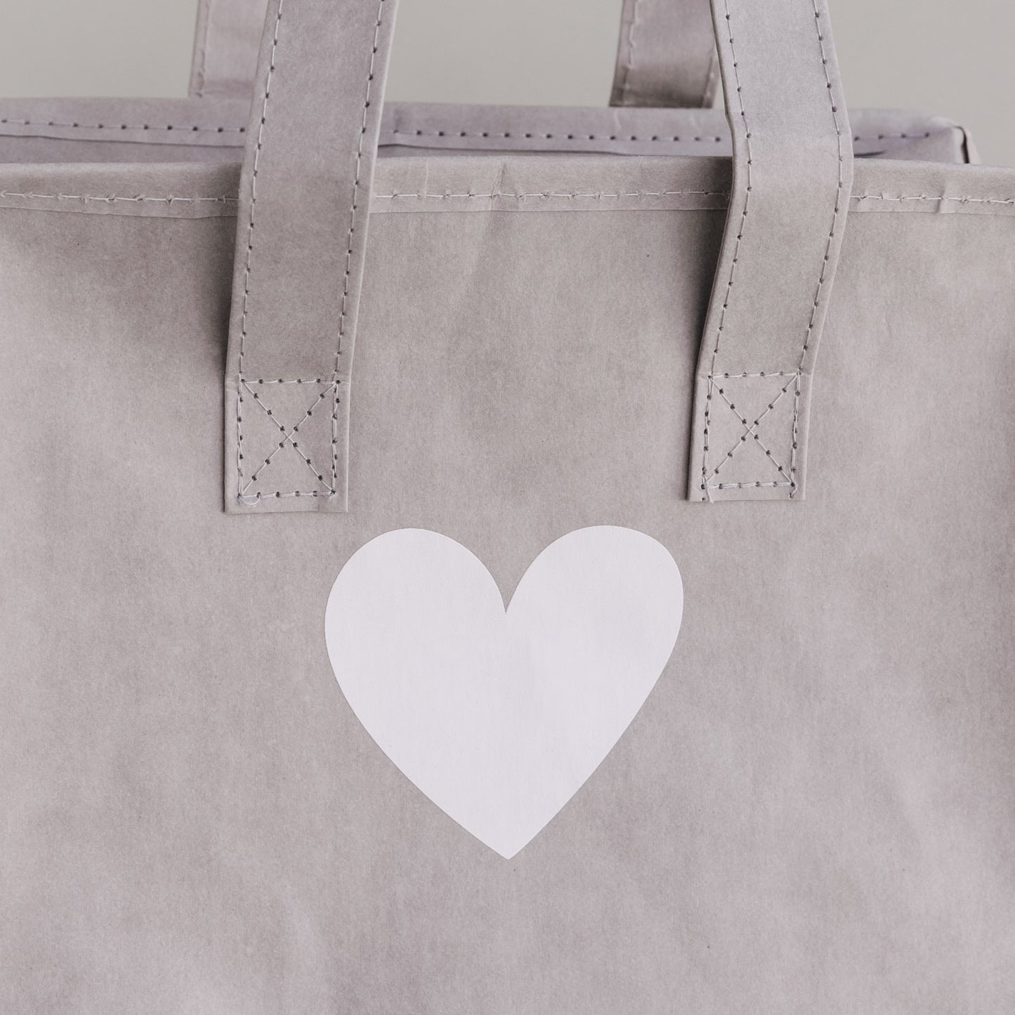 Kühltasche klein grau Herz | Eulenschnitt 