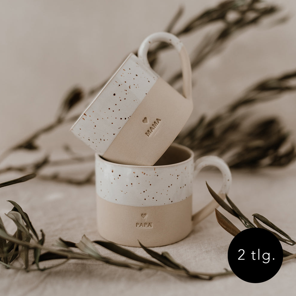 Tasse Mama & Papa en set