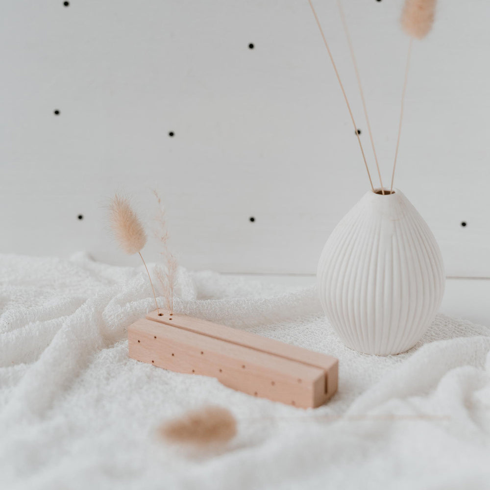 Karten- und Trockenblumenständer Punkte im 2er Set