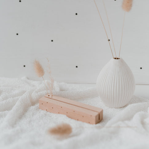 Karten- und Trockenblumenständer Punkte im 2er Set