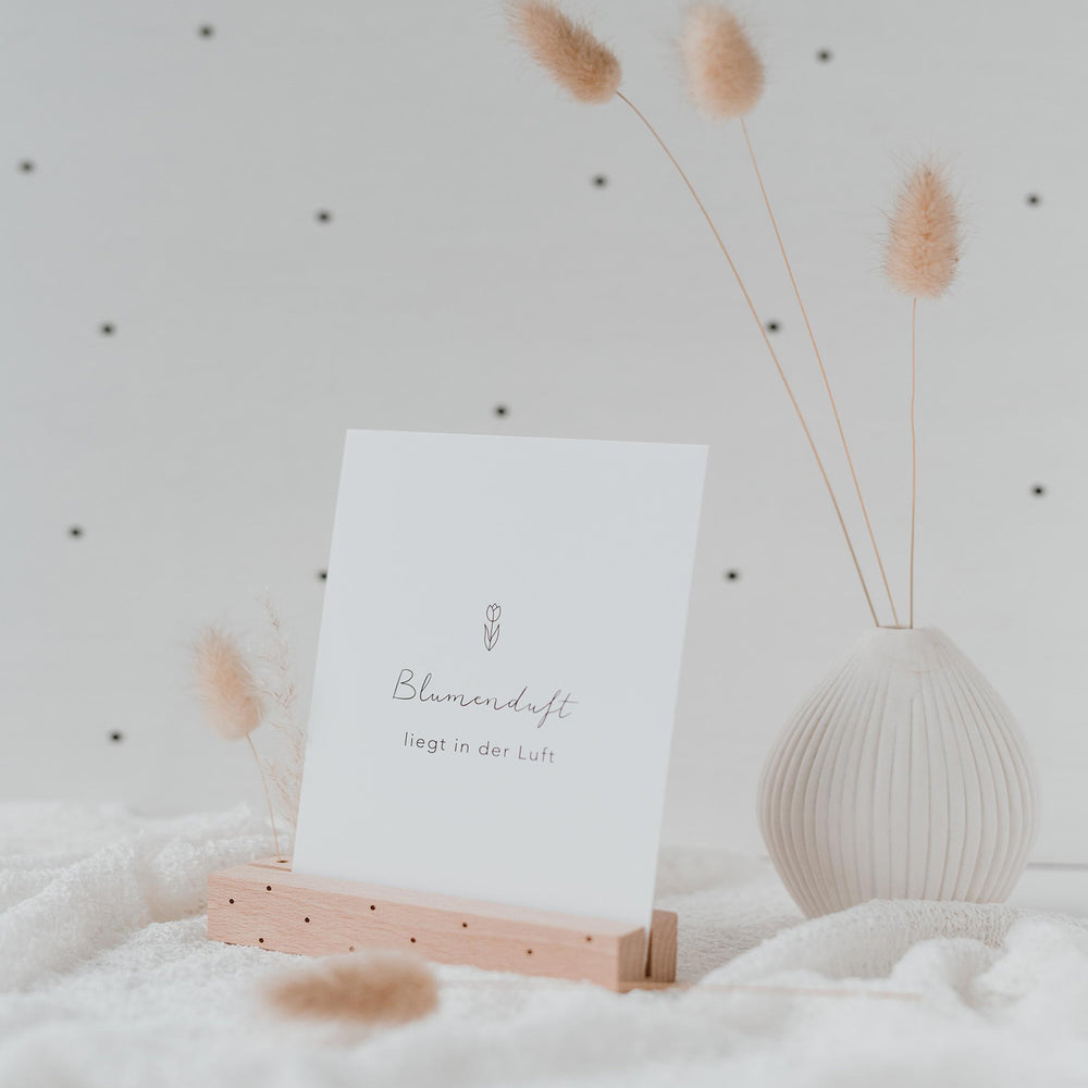 Karten- und Trockenblumenständer Punkte im 2er Set