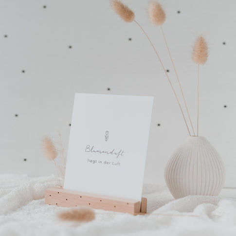 Karten- und Trockenblumenständer Punkte im 2er Set