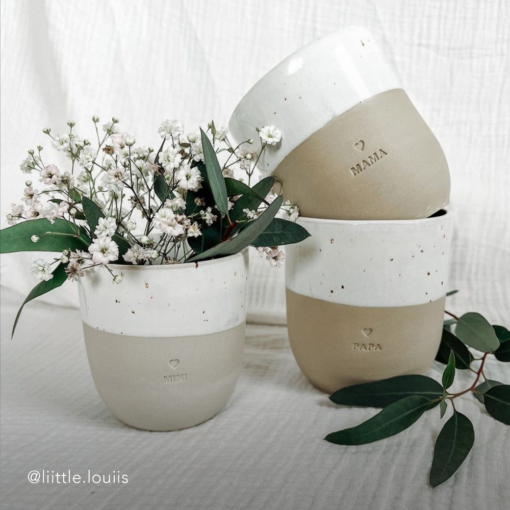 Gobelet en grès Papa