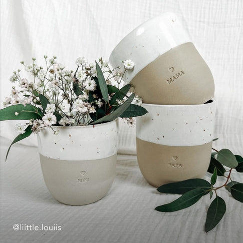 Gobelet en grès Papa