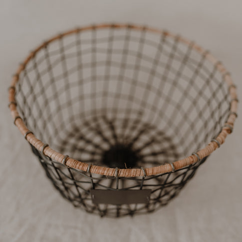 Drahtkorb rund 25cm | Eulenschnitt 