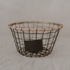 Drahtkorb rund 20cm | Eulenschnitt 