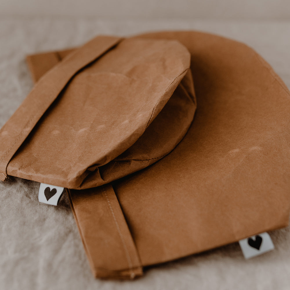 Sac en papier 2er Set nature