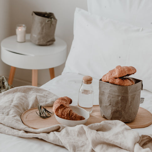 Paperbag 2er Set gris