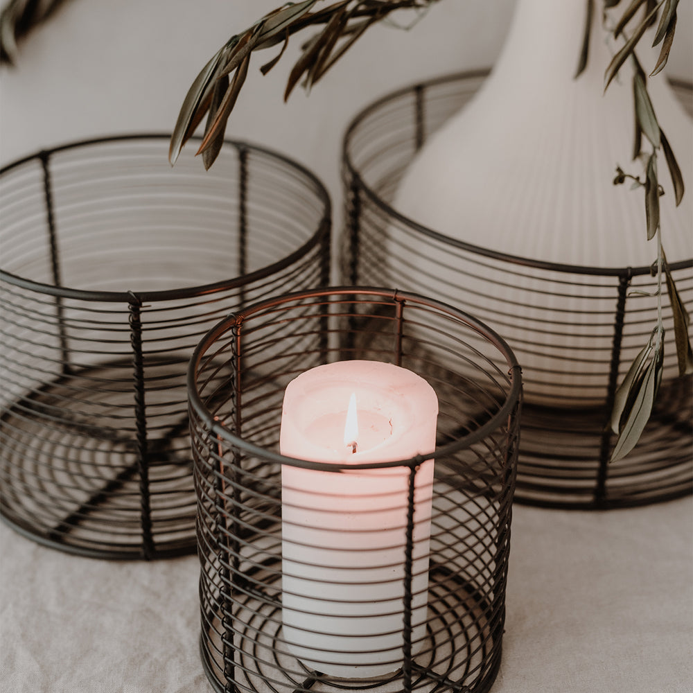 Drahtkorb rund 27cm | Eulenschnitt 