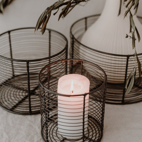 Drahtkorb rund 27cm | Eulenschnitt 