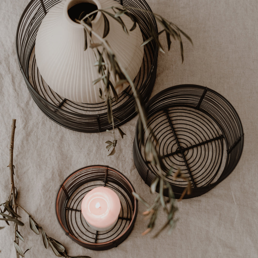 Drahtkorb rund 27cm | Eulenschnitt 