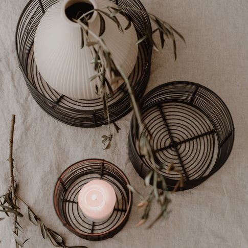 Drahtkorb rund 27cm | Eulenschnitt 