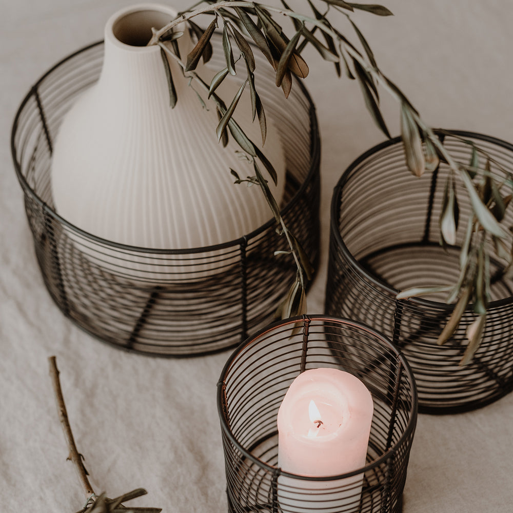 Drahtkorb rund 19cm | Eulenschnitt 