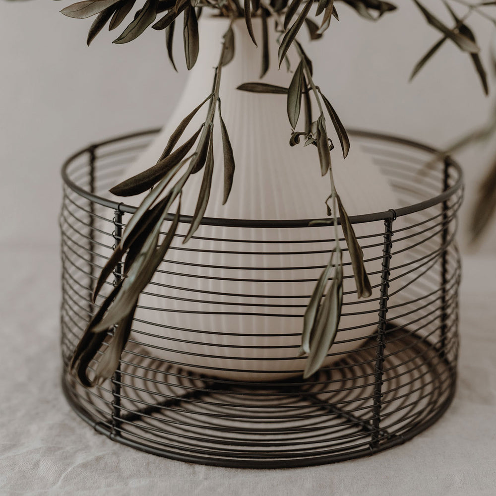 Drahtkorb rund 27cm | Eulenschnitt 