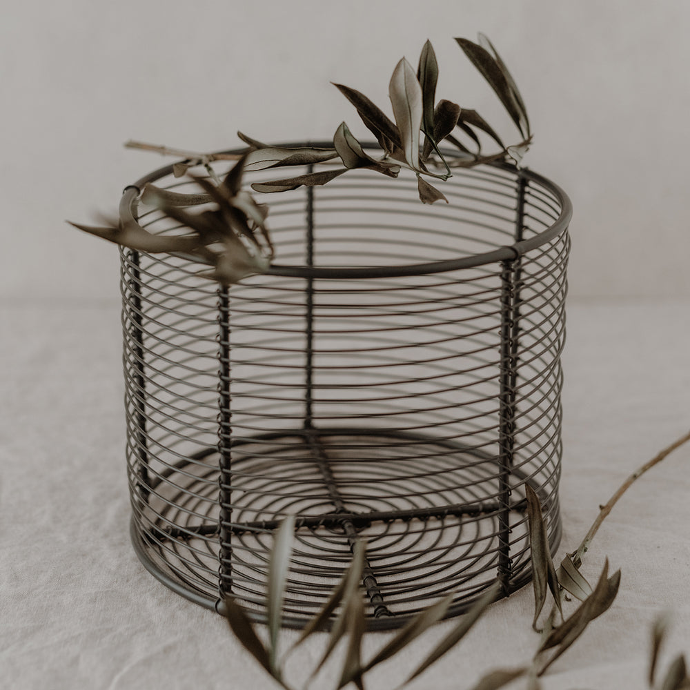 Drahtkorb rund 19cm | Eulenschnitt 