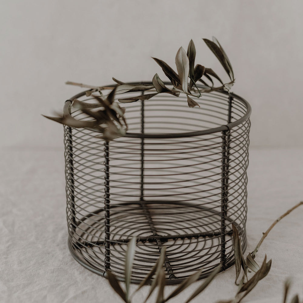 Drahtkorb rund 19cm | Eulenschnitt 