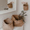 Panier de rangement en jute moyen