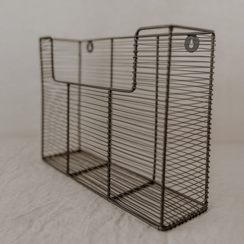Drahthängekorb 35 x 25 cm | Eulenschnitt 