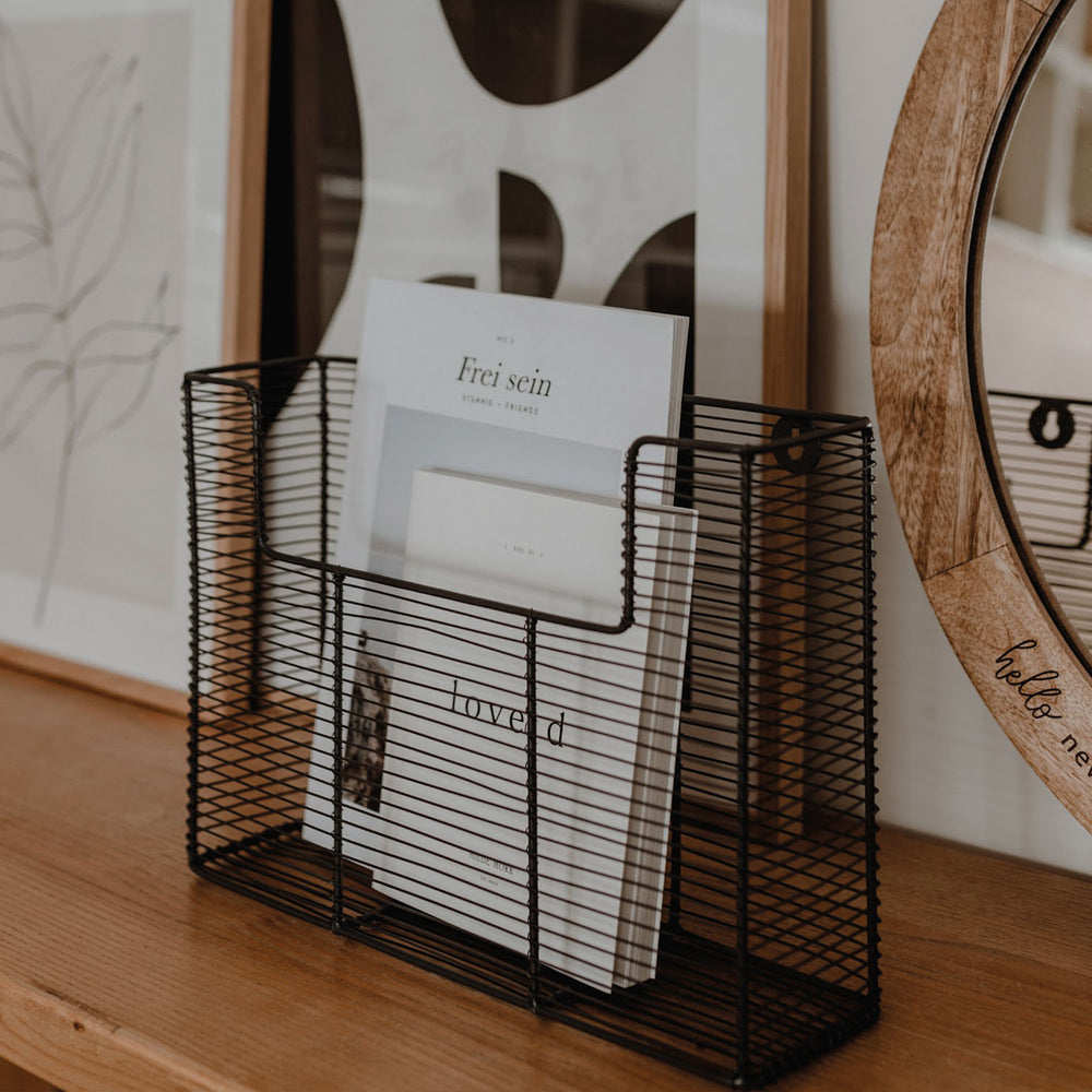 Drahthängekorb 35 x 25 cm | Eulenschnitt 