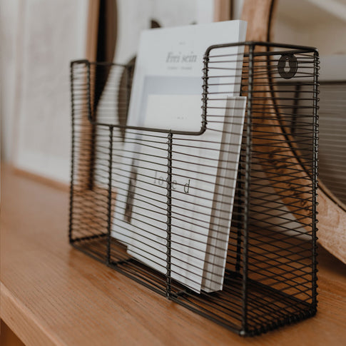 Drahthängekorb 35 x 25 cm | Eulenschnitt 