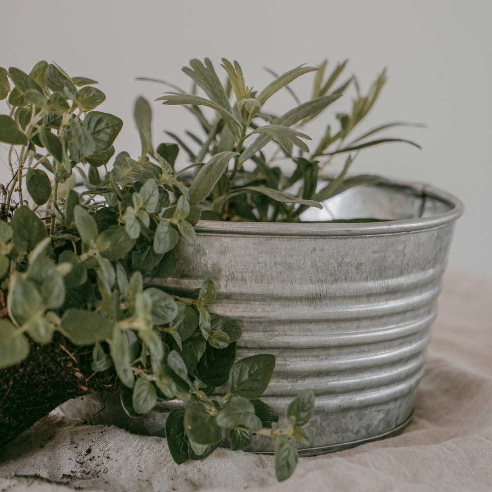 Metallbox rund 20cm | Eulenschnitt 