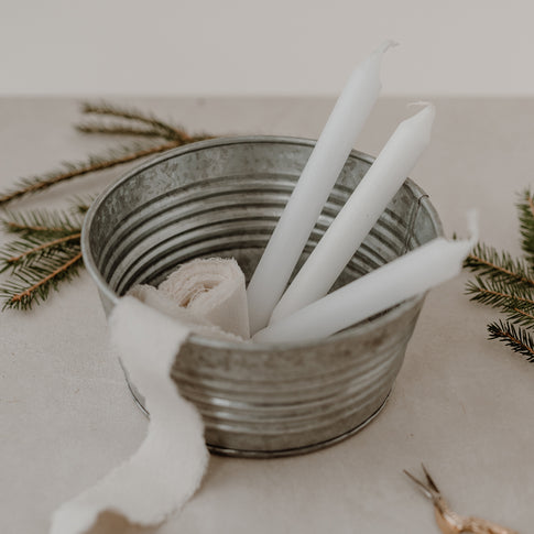 Metallbox rund 20cm | Eulenschnitt 