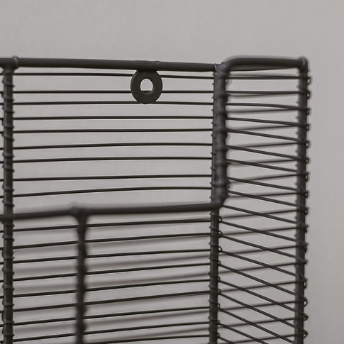 Petit panier suspendu en fil 21 x 21 cm