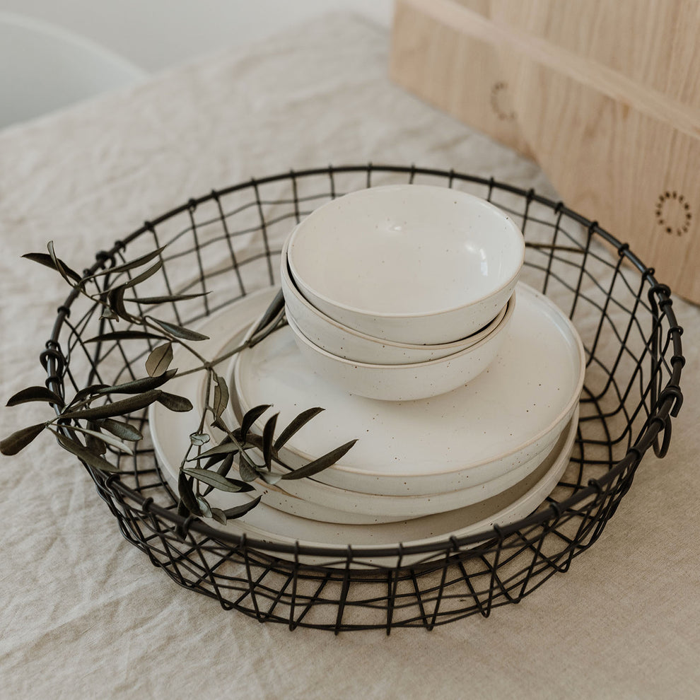 Drahtkorb rund 38cm | Eulenschnitt 