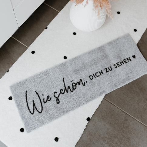 Petit paillasson lavable Wie schön