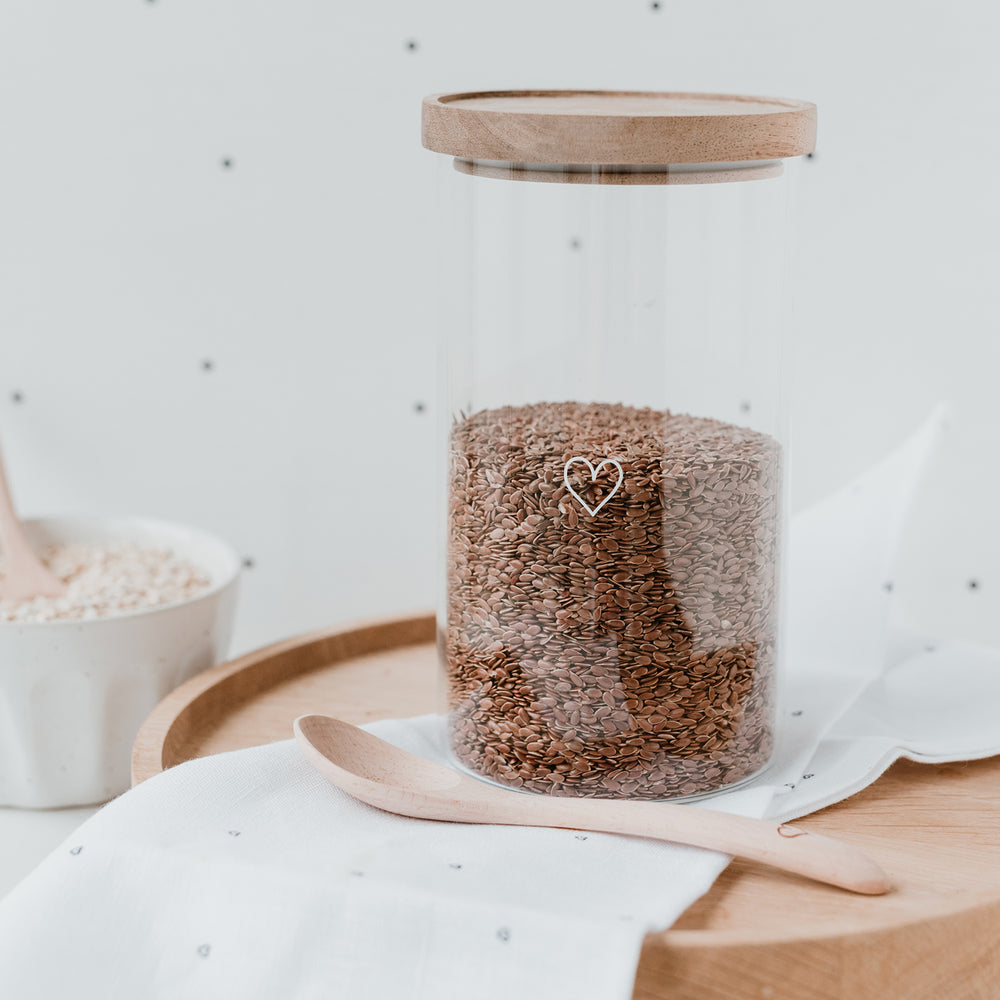 Vorratsglas Herz 19 cm | Eulenschnitt 