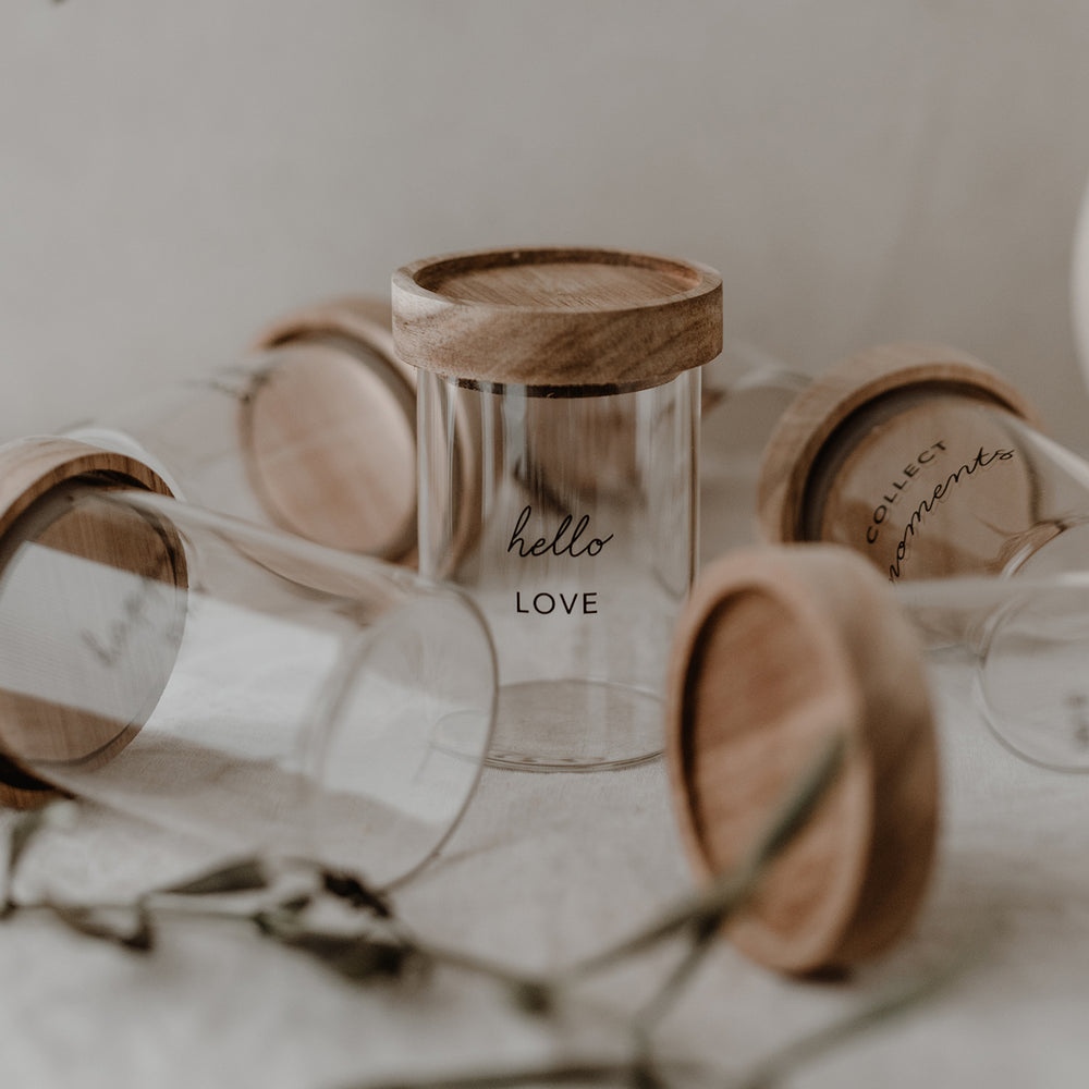 Mini Vorratsgläser Little Things schwarz im 6er Set | Eulenschnitt 