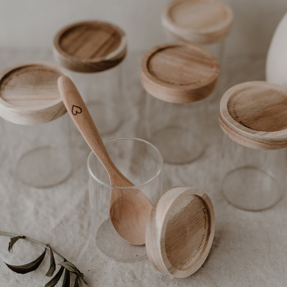 Mini Vorratsgläser im 6er Set | Eulenschnitt 