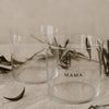 Verres à eau Mama & Mini noir en lot de 2